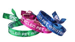 Recycled Wristbands - Fabric with Bamboo Lock