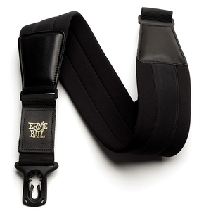 Ernie Ball Wide 3" Neoprene Polylock Comfort Guitar Strap - (Black)
