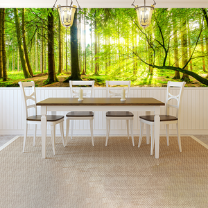 Green Forest Panorama Wallpaper Wall Mural