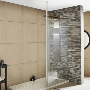 Nuie Wetroom Screen + Ceiling Post 700mm