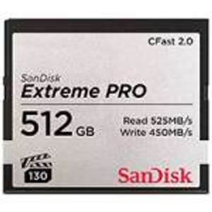 SanDisk 512GB Extreme PRO CFast 2.0 Memory Card (p/n SDCFSP-512G-G46D)
