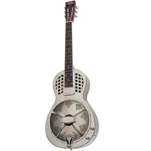 Bourbon Street P1C-N Parlour Style Resonator w/ Pickup & Case