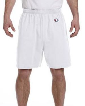 Champion 8187 Ringspun Cotton Gym Shorts Silver Gray Wholesale Custom Printing & Embroidery