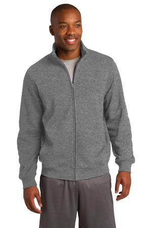 Sport-tek Full-zip Sweatshirt. St259 Black Wholesale Custom Printing & Embroidery