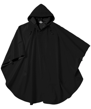 Charles River 9709 Pacific Poncho Black Wholesale Custom Printing & Embroidery