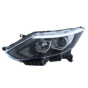 Nissan Qashqai Headlight / Headlamp - Passenger Side (LH) - Halogen With LED Daytime Running Lamp