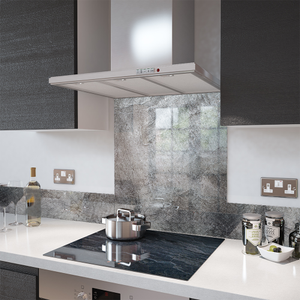 Glass Splashback - in Stone And Granite Effect - Made To Measure