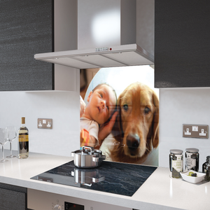Glass Splashback - Personalised With Your Own Image - Made To Measure