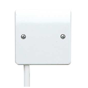 MK K1090WHI 1 Gang Flex Outlet Plate Logic Plus White