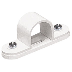 20mm PVC Conduit Spacer Bar Saddle White