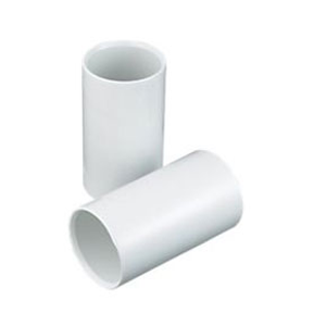 20mm PVC Straight Coupler White
