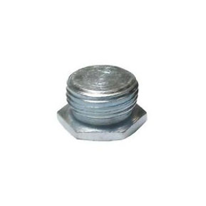 25mm Galvanised Hex Stop End / Plug - G2654
