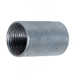 25mm Steel Conduit Galvanised Solid Coupler