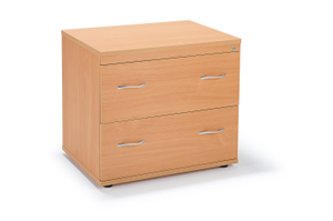 Beech Office Side Filing Cabinet