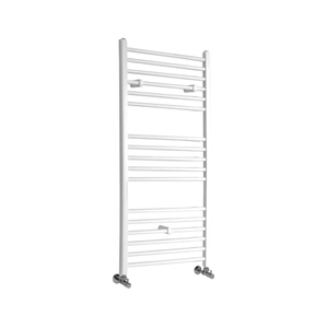 Milano Ive - Straight White Heated Towel Rail 1200mm x 500mm