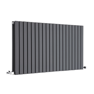 Milano Capri - Anthracite Horizontal Flat Panel Designer Radiator 635mm x 1180mm (Double Panel)