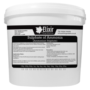 Ammonium Sulphate Fertiliser (21-0-0+24%S) - 5kg, Re-Sealable Tub