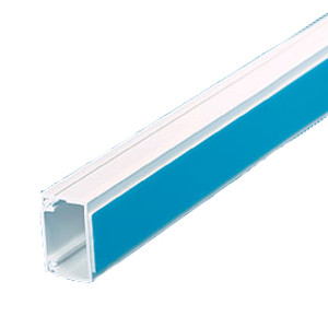 Falcon FSA2W 25 x 16mm Self Adhesive PVC Mini Trunking 3mtr Length c/w Lid White 