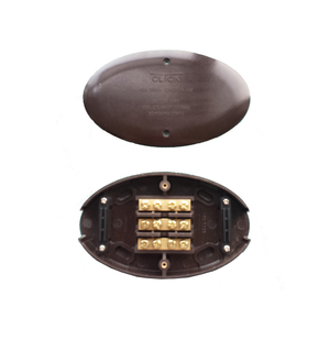 Scolmore WA222 60A Juction Box 3 Terminal Brown