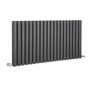 Milano Aruba - Horizontal Designer Radiator - Double Panel - 635mm x 1180mm - Anthracite