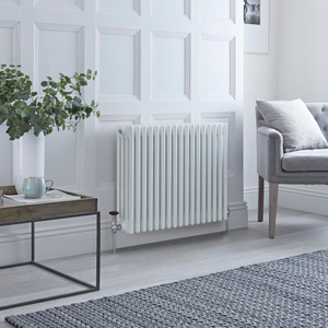 Milano Windsor - Horizontal Traditional Column Radiator - 4 Column - 600mm x 785mm - White
