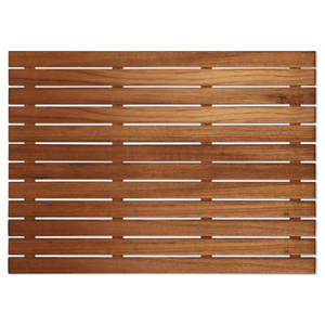 25" x 18" Teak Bath or Shower Mat