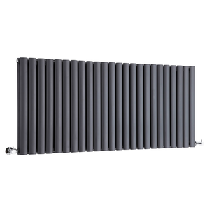 Milano Aruba - Horizontal Designer Radiator - Double Panel - 635mm x 1416mm - Anthracite