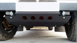 Heavy Duty Black Aluminium Steering Guard for Defender