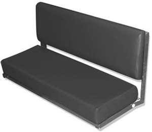 Bench seat - 3 seater (only suitable for LWB 2door) - black vinyl - DA3059