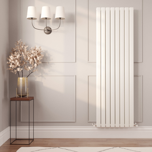Milano Alpha - Flat Panel Vertical Designer Radiator - Double Panel - 1780mm x 560mm - White