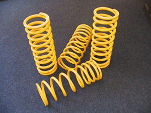 Britpart Heavy Duty Yellow Front Coil Springs - Standard Height - pair