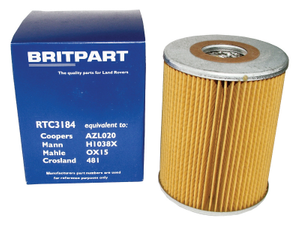 Oil filter - short late type (from mid 1960s) - 4cyl Petrol and Diesel - RTC3184