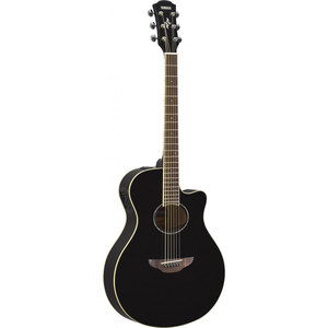 Yamaha APX600 Thin-Line Acoustic Guitar w/ Cutaway & Pickup (Black)