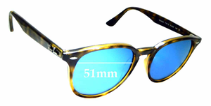 Sunglass Fix Replacement Lenses for Ray-Ban RB4259 - 51mm Wide