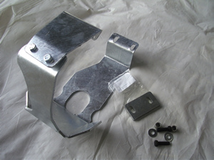Wraparaound Front Rover Axle Diff Guard - Galvanised