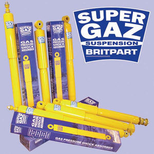 Britpart Super Gaz Rear Shock Absorber - plus 2 inch - Disco 2