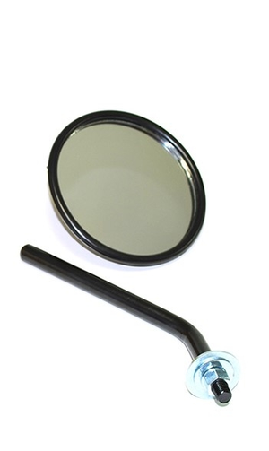 Series Wing Mirror Round Convex Head and Standard Length Arm Complete Assembly