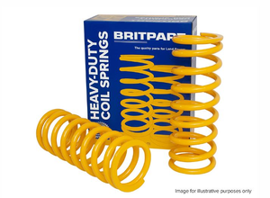 Britpart HD Yellow Coil Springs (pair) - Front 230lbs/inch