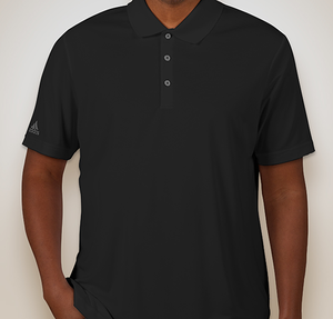 Adidas Performance Polo - Embroidered - Black