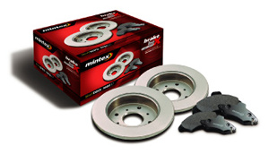 Rear Discs and Pads Kit Mintex - Disco 2