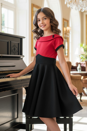 Kids Valerie Clarity Dress - Champagne