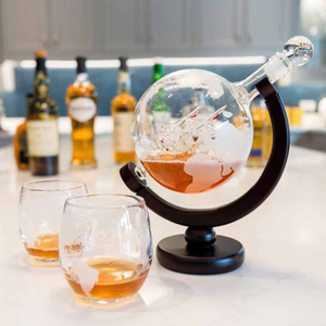 Connoisseur Creations Globe Decanter with Glasses Set