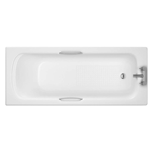 Trojan Granada II 2TH Acrylic Anti-Slip Bath with Twin Grip 1600 x 700mm