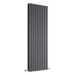 Milano Aruba - Vertical Designer Radiator - Double Panel - 1600mm x 590mm - Anthracite