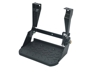 Folding side step with rubber tyre tread top (upto end of TD5)