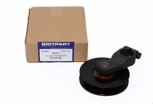 Ancillary drive tensioner pulley for aircon vehicles