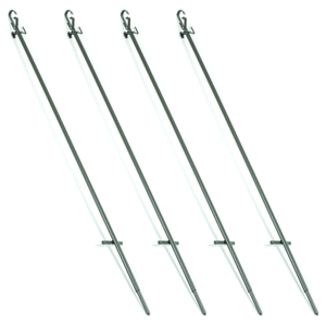 4 x Nitehawk Telescopic Hunting Hide Poles For Pigeon Shooting/Hunting 1.1m - 1.9m