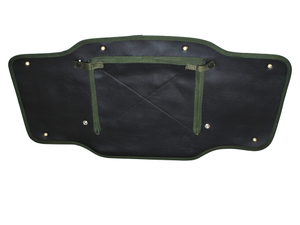Radiator Muff - Series 2A and 3 lights in wing - black with green edging
