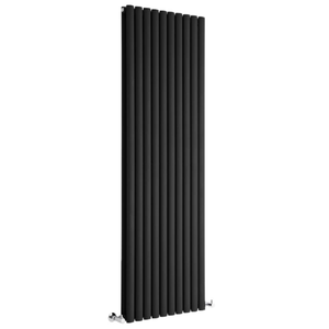 Milano Aruba - Vertical Designer Radiator - Double Panel - 1780mm x 590mm - Black