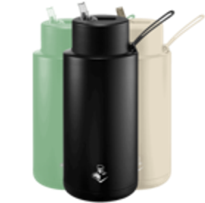Mr Supplement Insulated Bottle (32oz / 1 Litre Midnight Black)
